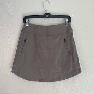 LouKieth Gray Mini Skater Skirt for Athletic Wear